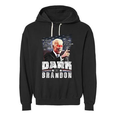 Dark Brandon Joe Biden Garment-Dyed Fleece Hoodie