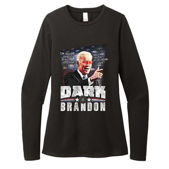 Dark Brandon Joe Biden Womens CVC Long Sleeve Shirt