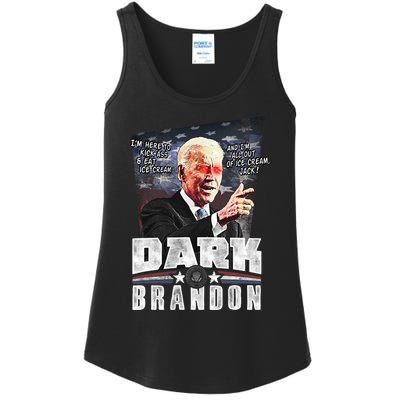 Dark Brandon Joe Biden Ladies Essential Tank