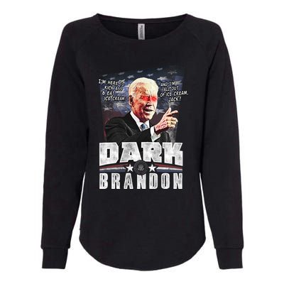 Dark Brandon Joe Biden Womens California Wash Sweatshirt