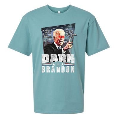 Dark Brandon Joe Biden Sueded Cloud Jersey T-Shirt