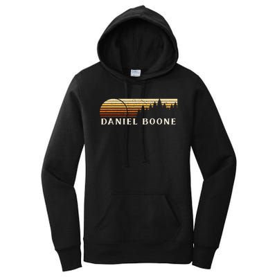 Daniel Boone Ky Vintage Evergreen Sunset Eighties Women's Pullover Hoodie