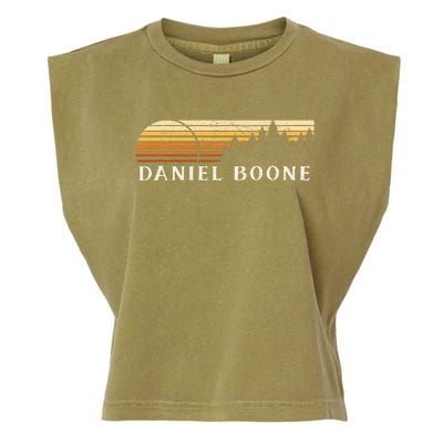 Daniel Boone Ky Vintage Evergreen Sunset Eighties Garment-Dyed Women's Muscle Tee