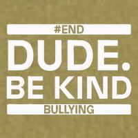 Dude Be KindOrange Unity Day antibullying unity day Garment-Dyed Women's Muscle Tee