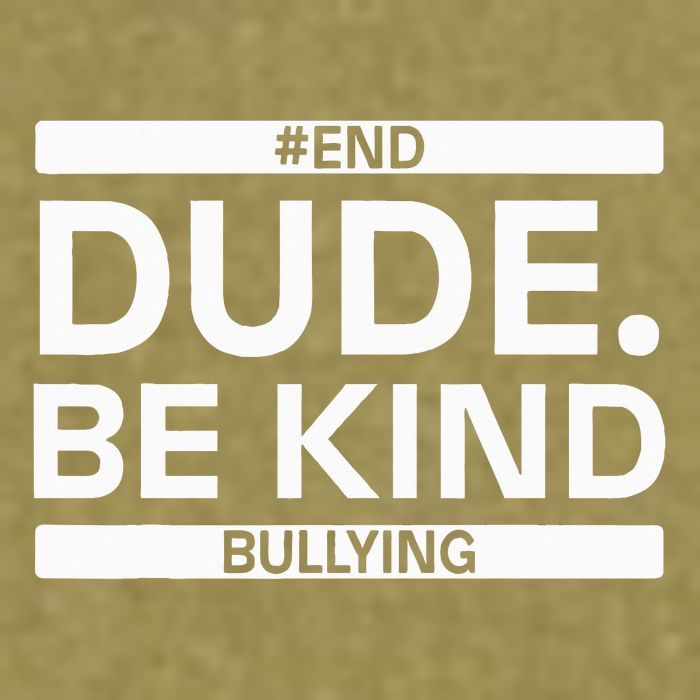 Dude Be KindOrange Unity Day antibullying unity day Garment-Dyed Women's Muscle Tee