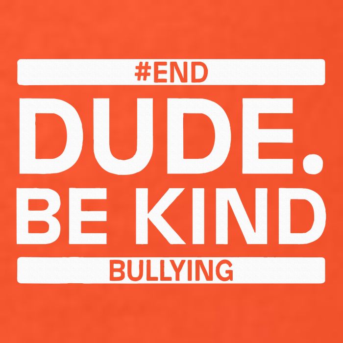 Dude Be KindOrange Unity Day antibullying unity day Button