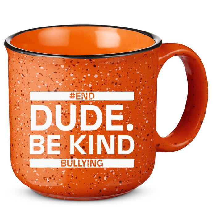 Dude Be KindOrange Unity Day antibullying unity day 15oz Campfire Ceramic Mug