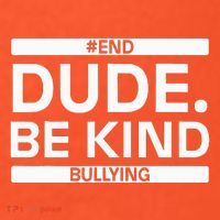 Dude Be KindOrange Unity Day antibullying unity day Sustainable Knit Beanie