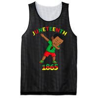 Dabbing Black King Juneteenth Melanin Brown Skin Dab Mesh Reversible Basketball Jersey Tank