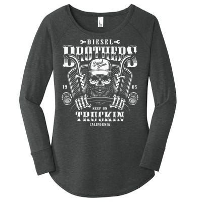 Diesel Brothers Keep On Truckin Women's Perfect Tri Tunic Long Sleeve Shirt