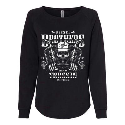 Diesel Brothers Keep On Truckin Womens California Wash Sweatshirt