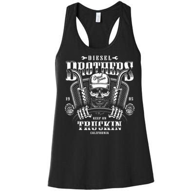 Diesel Brothers Keep On Truckin Women's Racerback Tank