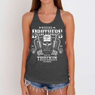 Diesel Brothers Keep On Truckin Women's Knotted Racerback Tank