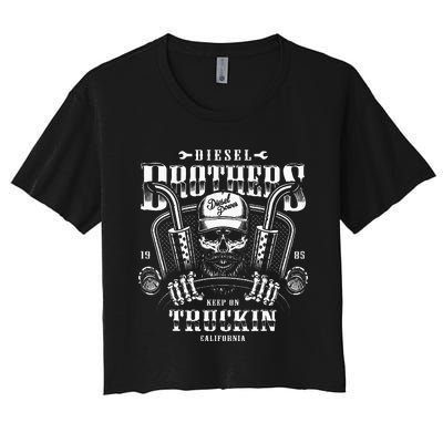 Diesel Brothers Keep On Truckin Women's Crop Top Tee