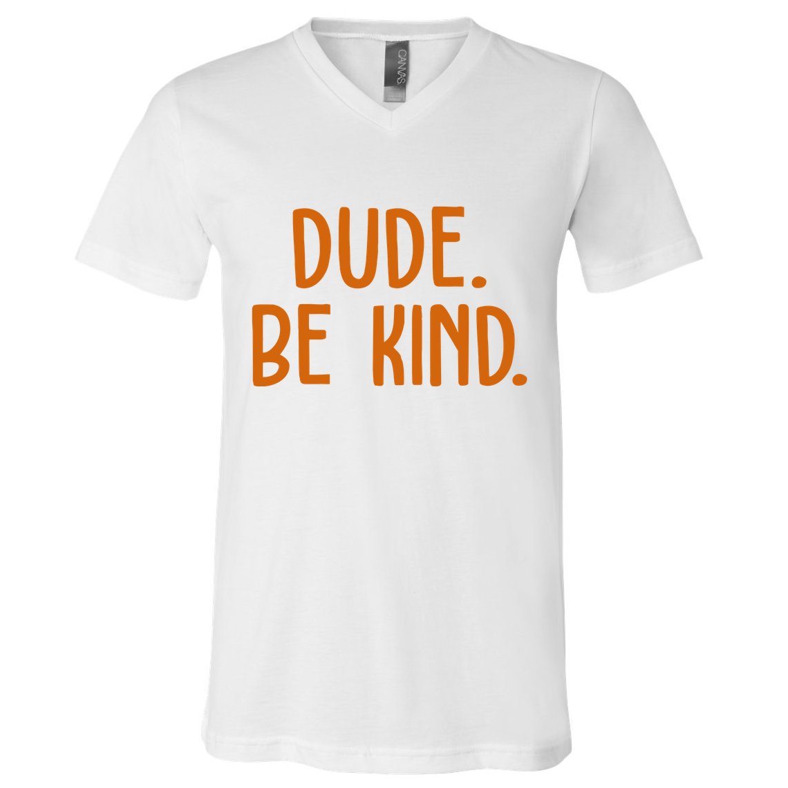 Dude Be Kind Anti Bully V-Neck T-Shirt