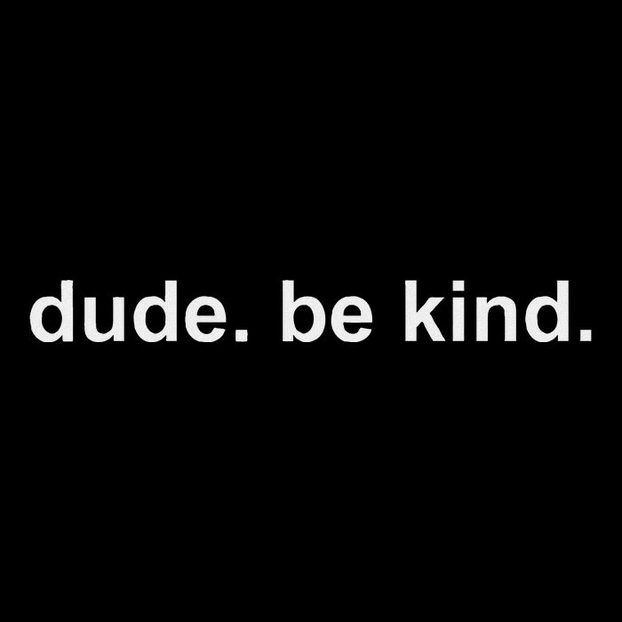 Dude Be Kind In A World Where You Can Be Anything 16 in Basic Backpack