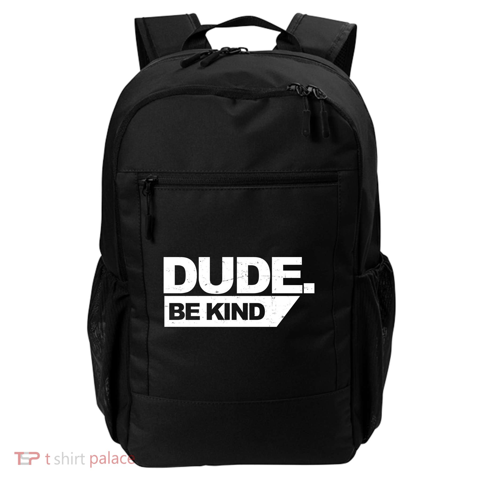 Dude Be Kind Anti Bullying Retro Daily Commute Backpack