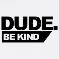 Dude Be Kind Anti Bullying Retro USA-Made Doggie Bandana