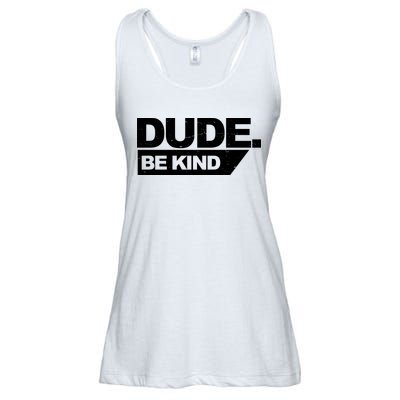 Dude Be Kind Anti Bullying Retro Ladies Essential Flowy Tank