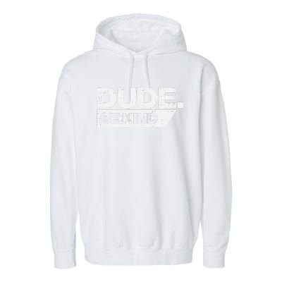 Dude Be Kind Unity Day Orange Anti Bullying Garment-Dyed Fleece Hoodie