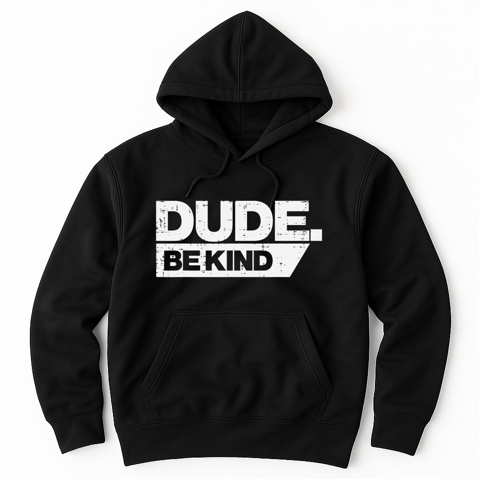 Dude Be Kind Kids Unity Day Orange Anti Bullying Hoodie