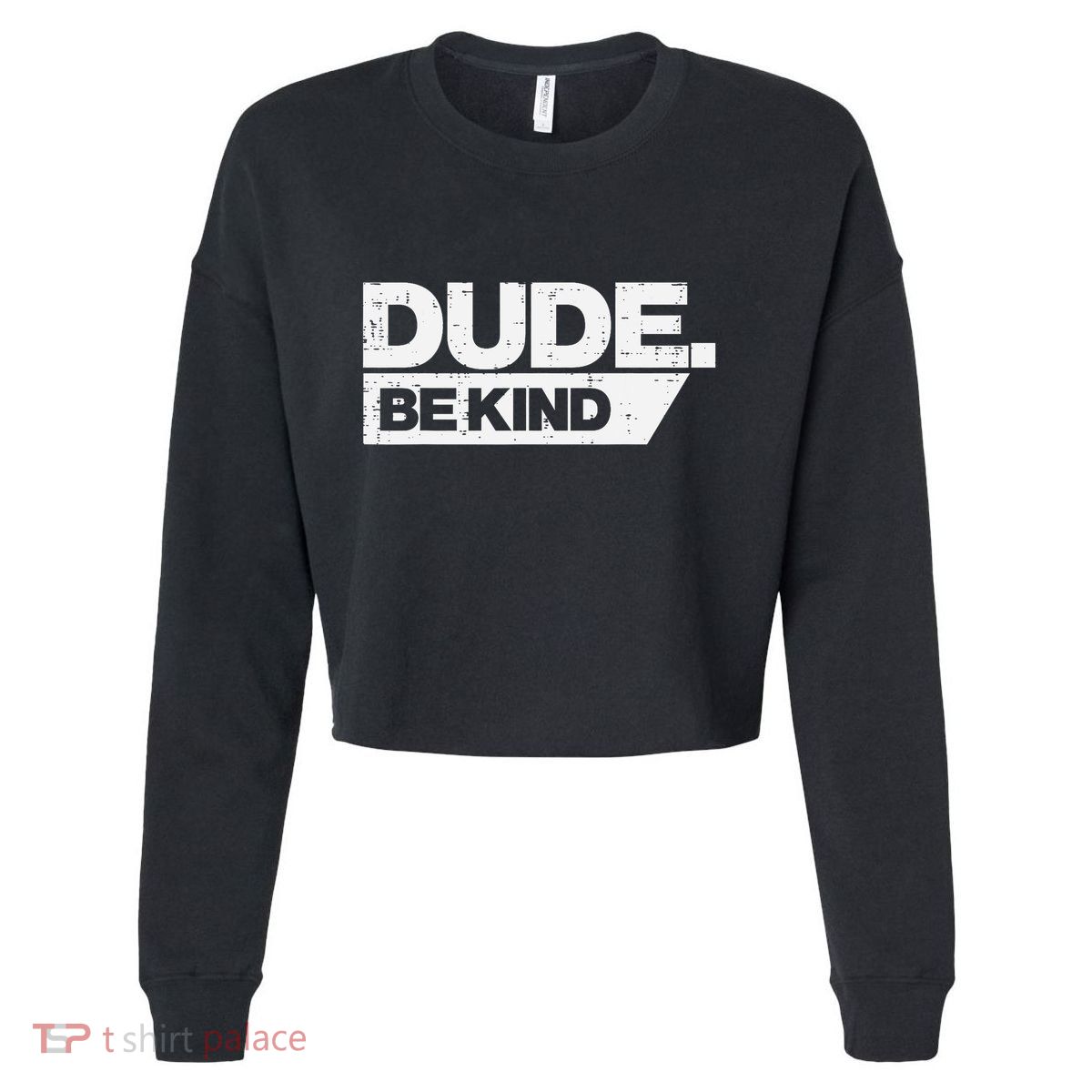 Dude Be Kind Kids Unity Day Orange Anti Bullying Cropped Pullover Crew