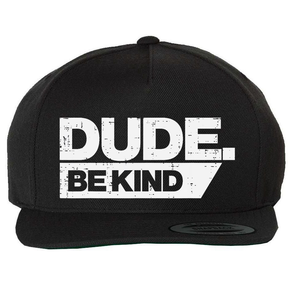 Dude Be Kind Kids Unity Day Orange Anti Bullying Wool Snapback Cap