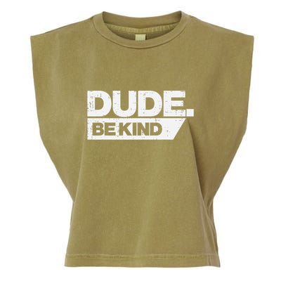 Dude Be Kind Kids Unity Day Orange Anti Bullying Garment-Dyed Women's Muscle Tee