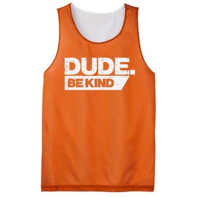 Dude Be Kind Kids Unity Day Orange Anti Bullying Mesh Reversible Basketball Jersey Tank