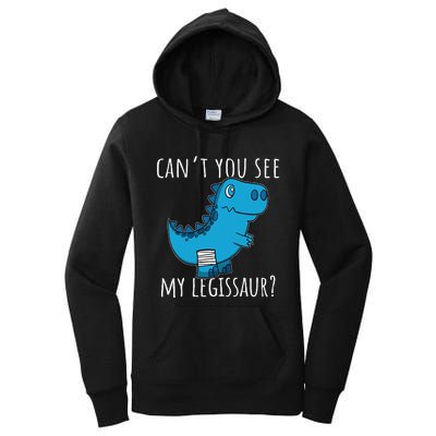 Dinosaur Broken Leg Get Well Soon For Leg Injury Women's Pullover Hoodie