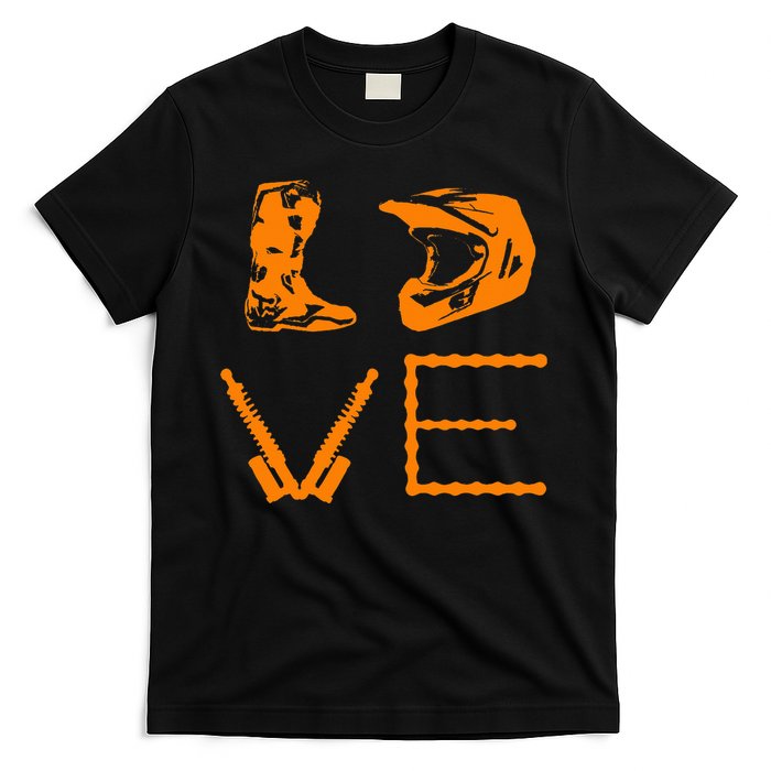 Dirt Bike Love Motorcycle Motocross Enduro T-Shirt