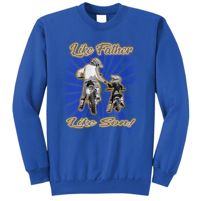 Dirt Bike Like Father And Son Hooded Funny Gift Sweatshirt