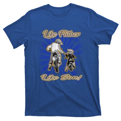 Dirt Bike Like Father And Son Hooded Funny Gift T-Shirt