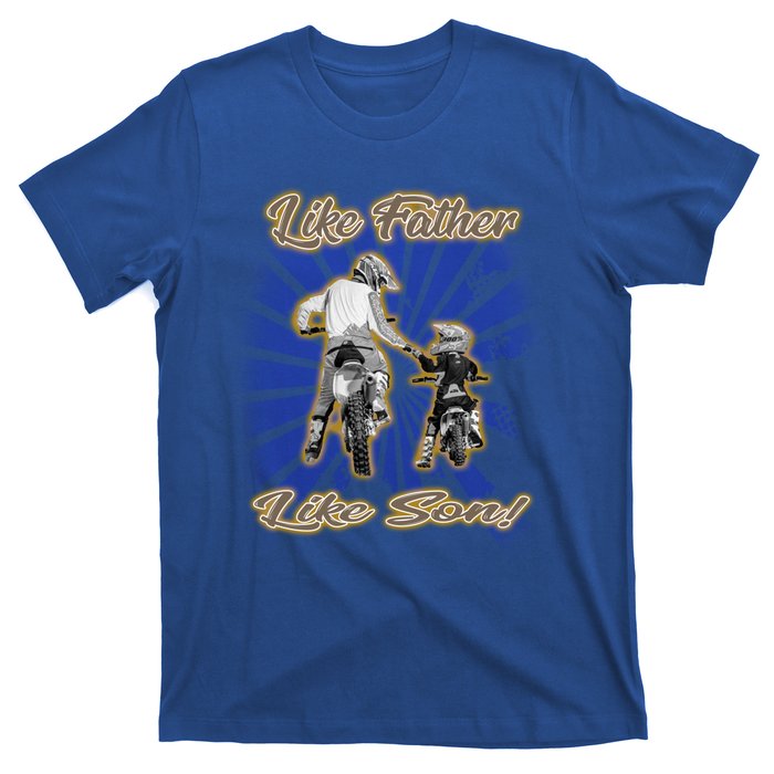 Dirt Bike Like Father And Son Hooded Funny Gift T-Shirt