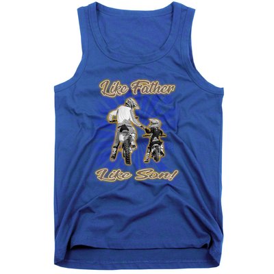 Dirt Bike Like Father And Son Hooded Funny Gift Tank Top