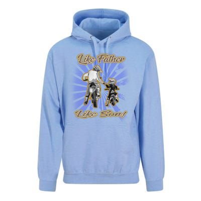 Dirt Bike Like Father And Son Hooded Funny Gift Unisex Surf Hoodie