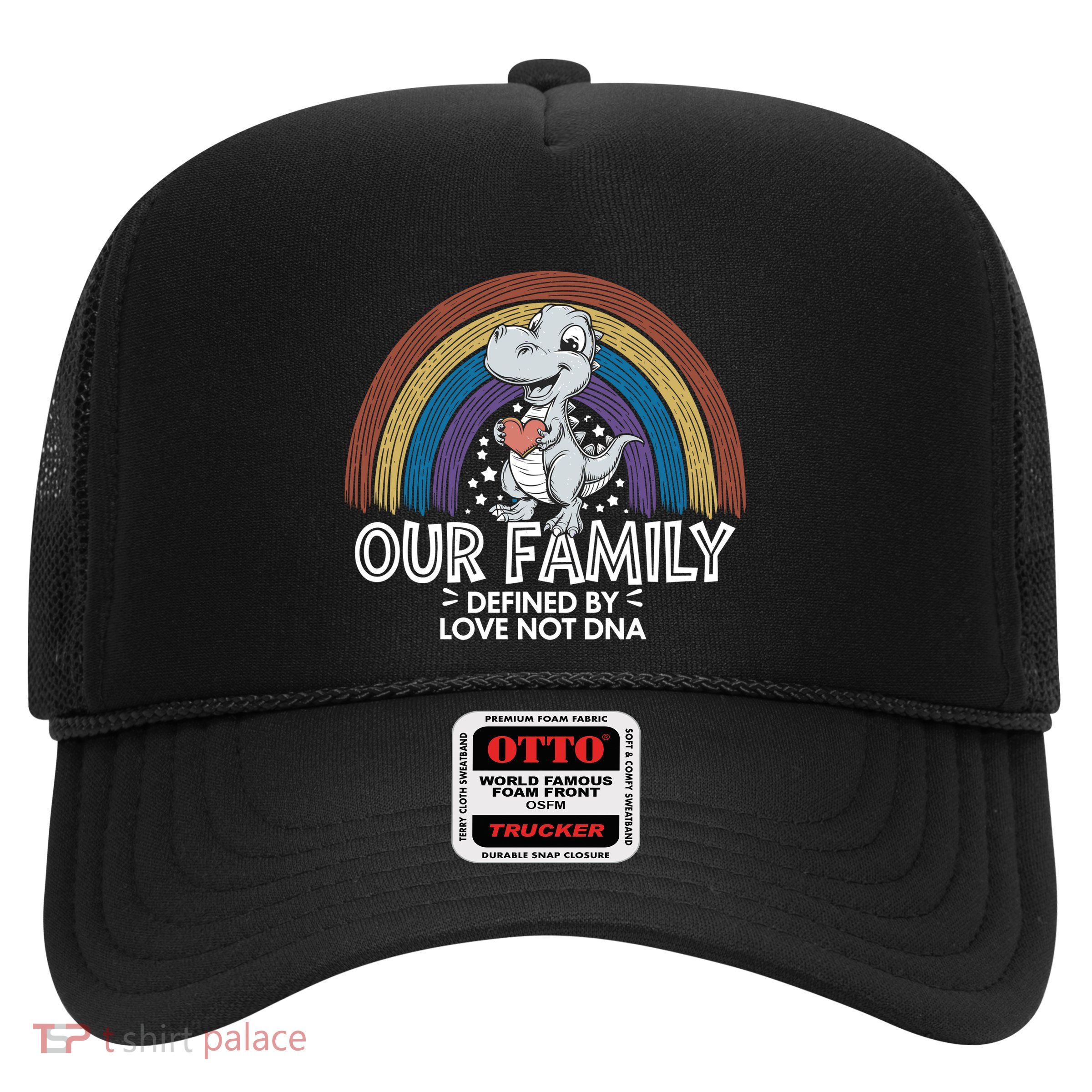 Defined By Love Not Dna Adoption Family Adoption Day Trucker Hat
