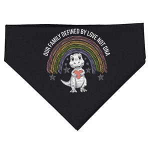 Defined By Love Not Dna Adoption Family Adoption Day USA-Made Doggie Bandana