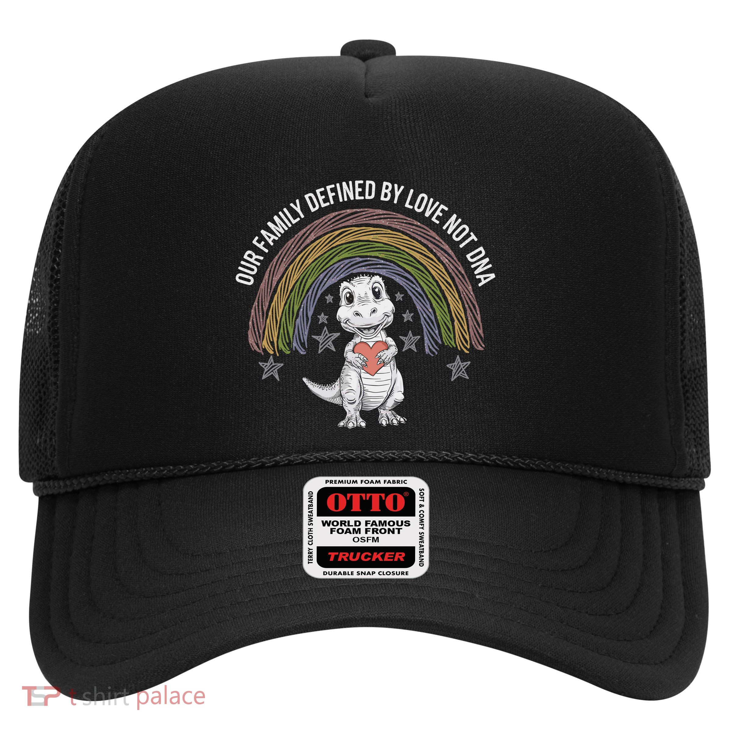 Defined By Love Not Dna Adoption Family Adoption Day Trucker Hat