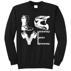 Dirt Bike LOVE Motocross MX Enduro Biker Gift Sweatshirt