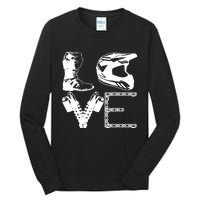 Dirt Bike LOVE Motocross MX Enduro Biker Gift Tall Long Sleeve T-Shirt