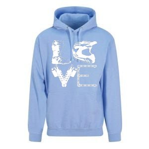 Dirt Bike LOVE Motocross MX Enduro Biker Gift Unisex Surf Hoodie