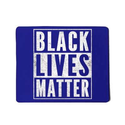 Distressed Black Lives Matter Jacket Backprint Vintage Blm Gift Mousepad