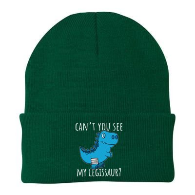 Dinosaur Broken Leg Get Well Soon For Leg Injury Knit Cap Winter Beanie