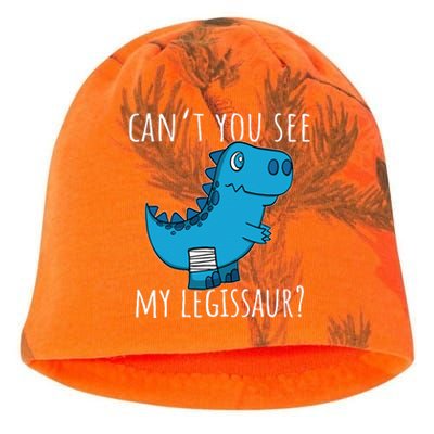 Dinosaur Broken Leg Get Well Soon For Leg Injury Kati - Camo Knit Beanie