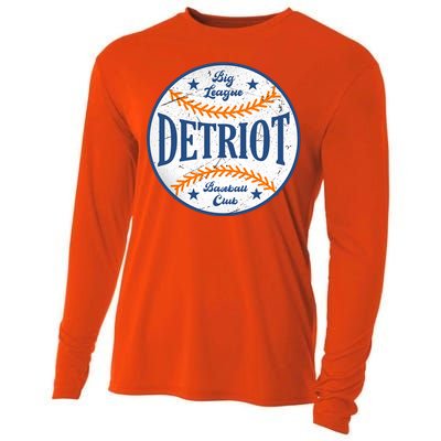 Detroit Big League Baseball Club Cooling Performance Long Sleeve Crew