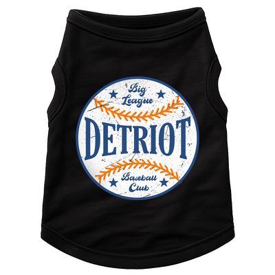 Detroit Big League Baseball Club Doggie Tank