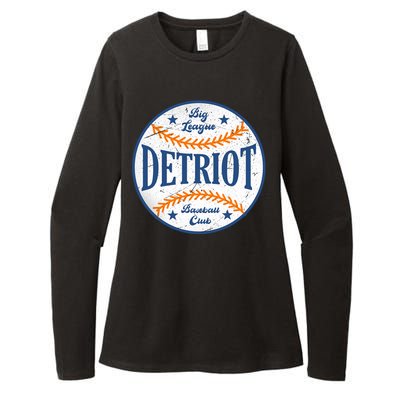 Detroit Big League Baseball Club Womens CVC Long Sleeve Shirt