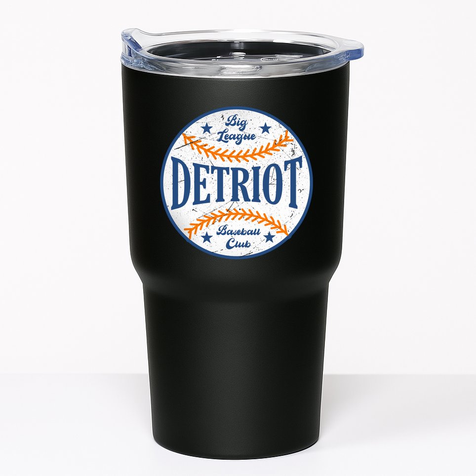 Detroit Big League Baseball Club Tumbler
