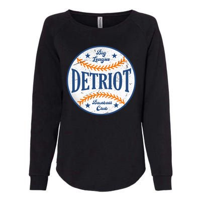 Detroit Big League Baseball Club Womens California Wash Sweatshirt